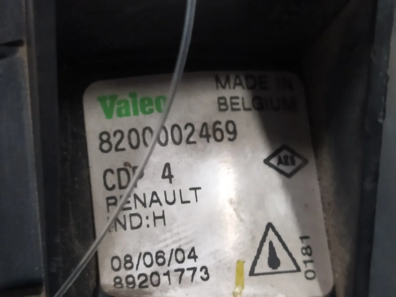 Faro Antiniebla Izquierdo para Renault Clio Ii Fase Ii (B/Cb0)