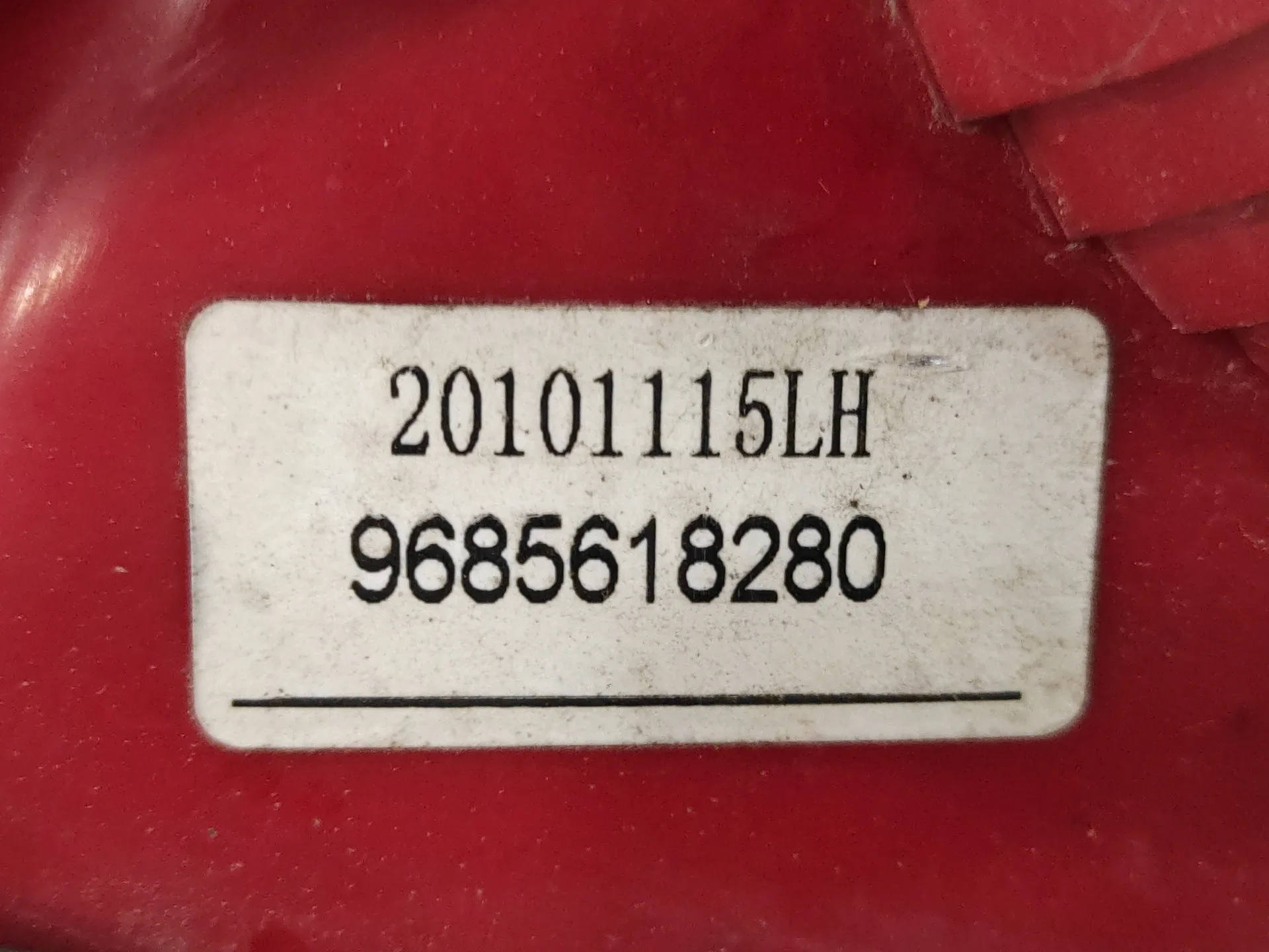 Piloto Trasero Izquierdo para Peugeot 206+