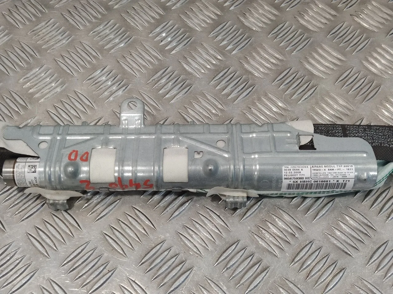 Airbag Cortina Delantero Derecho para Peugeot 308