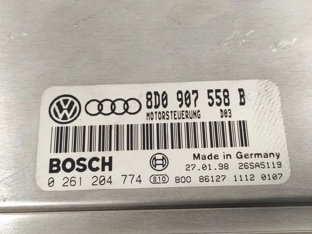 Centralita Motor Uce para Audi A4 Berlina (B5)