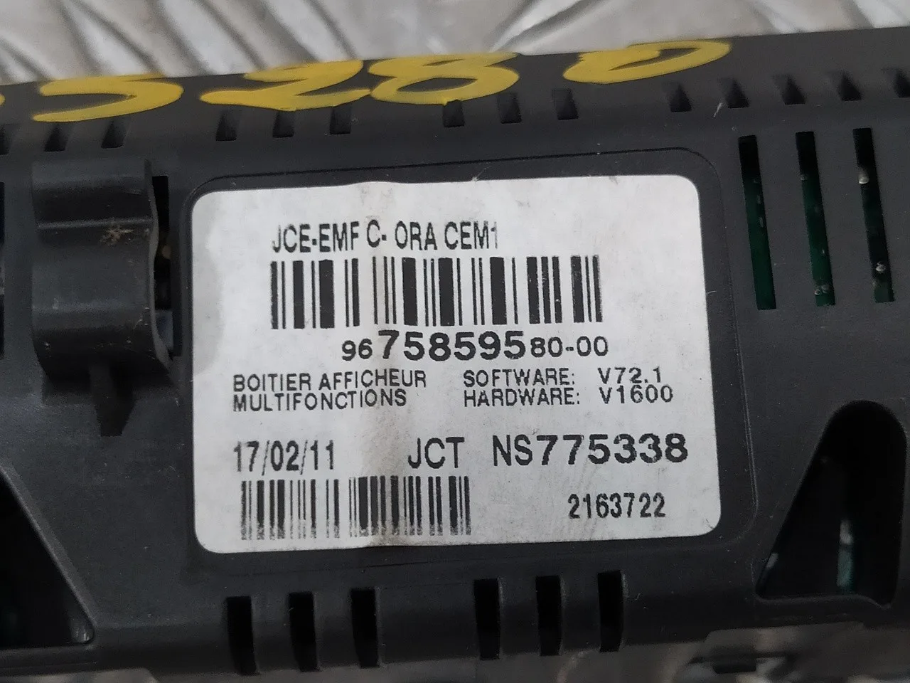 Pantalla Multifuncion para Peugeot 308