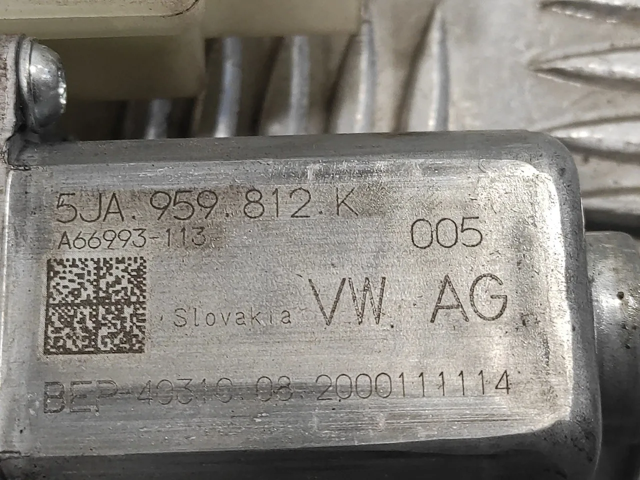 Elevalunas Delantero Derecho para Seat Toledo (Kg3)
