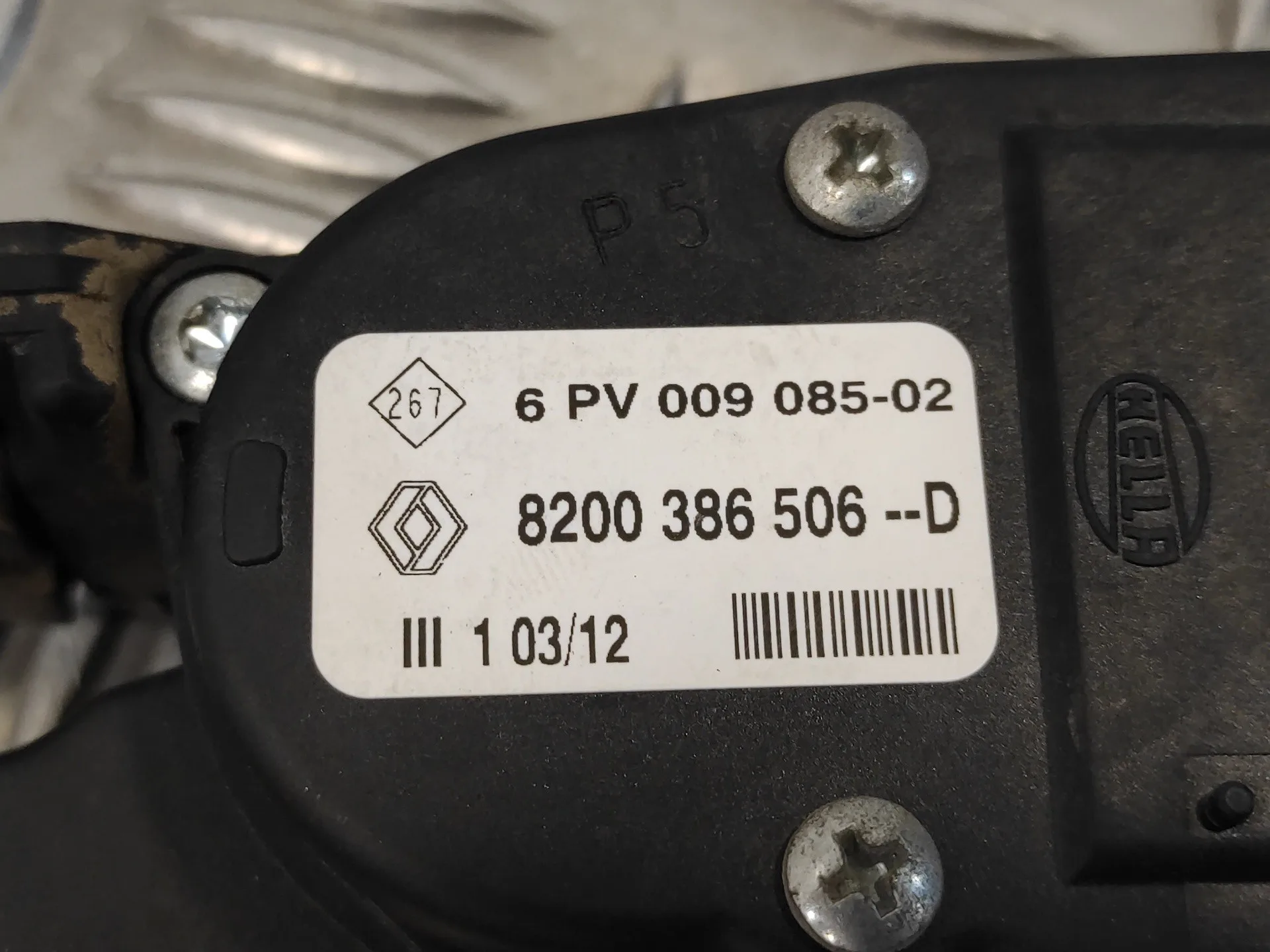 Potenciometro Pedal para Dacia Duster
