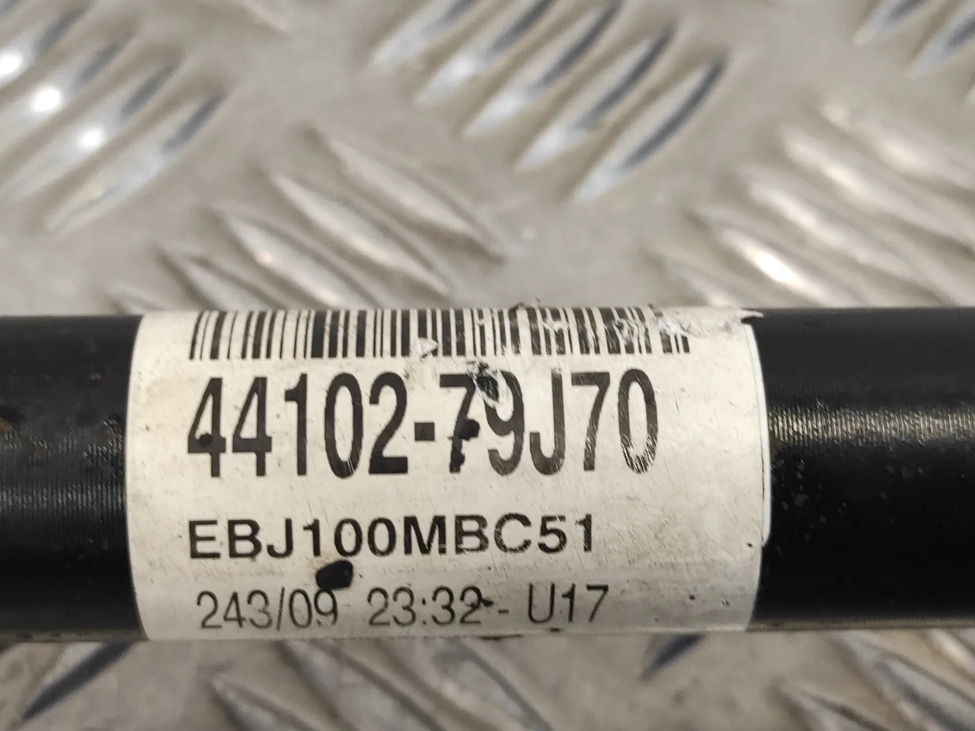 Transmision Delantera Izquierda para Suzuki Sx4 Rw (Ey)