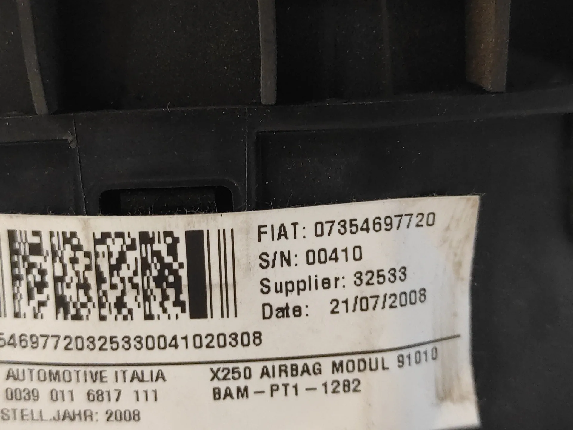 Airbag Delantero Izquierdo para Fiat Ducato Furgon