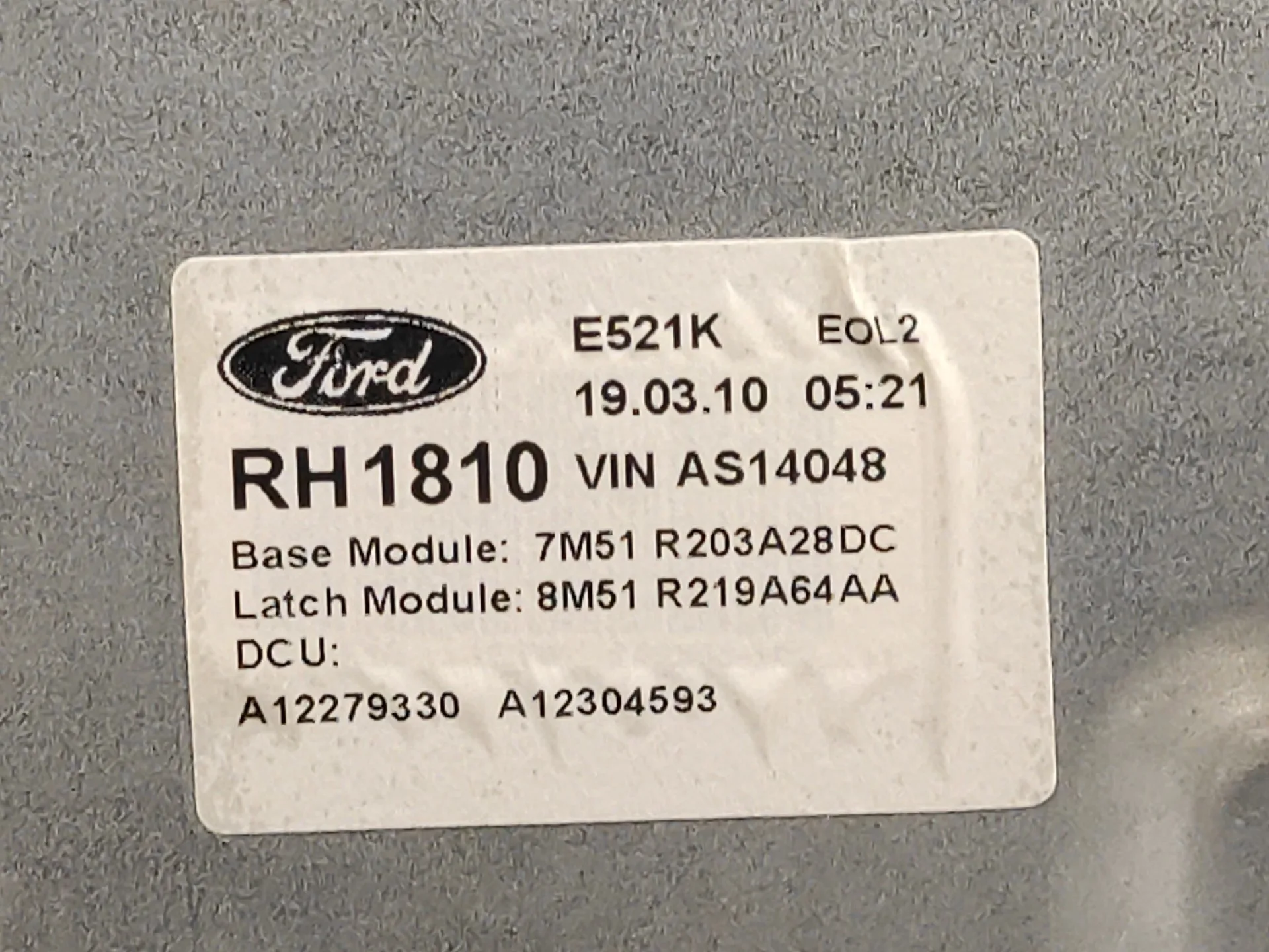 Elevalunas Delantero Derecho para Ford C-Max (Cb3)