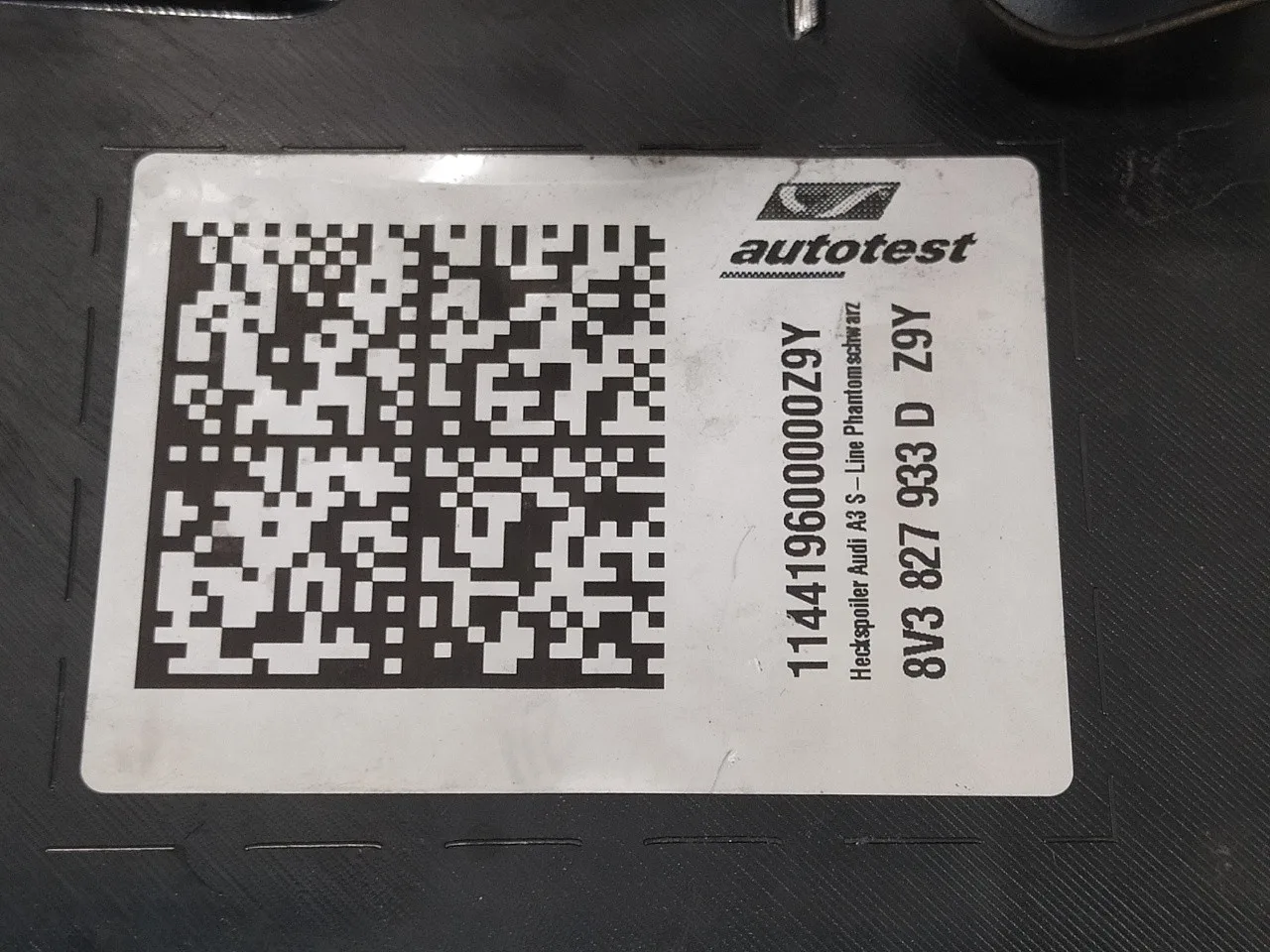 Aleron Trasero para Audi A3 Limousine (8Vs, 8Vm)