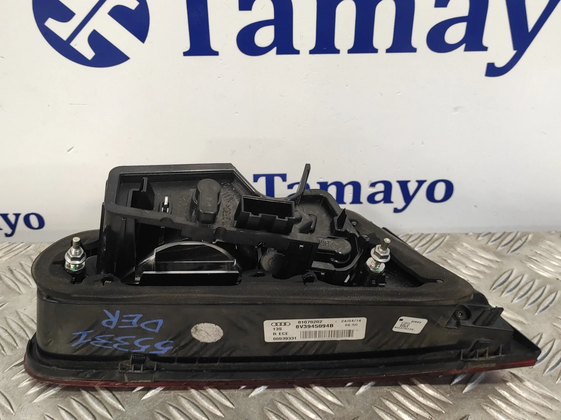 Piloto Trasero Derecho Interior para Audi A3 Limousine (8Vs, 8Vm)