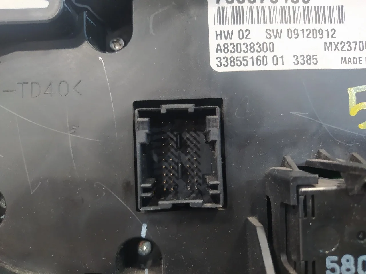 Mando Climatizador para Fiat 500 (312)