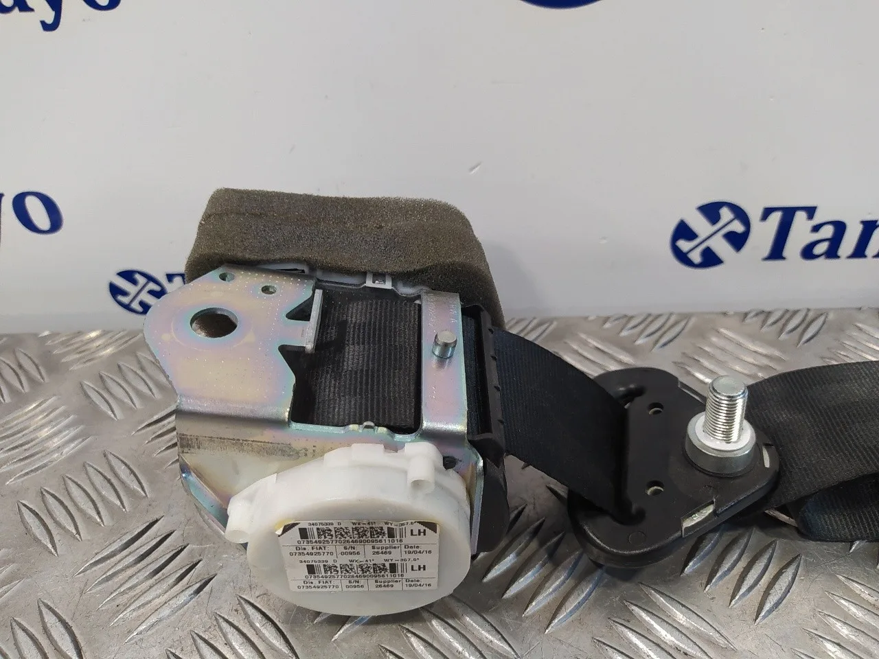Cinturon Seguridad Trasero Izquierdo para Fiat 500 (312)