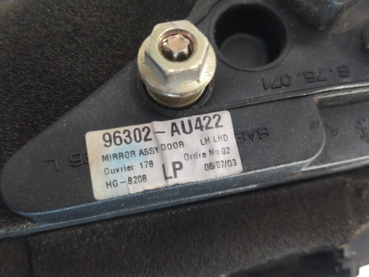 Retrovisor Izquierdo para Nissan Primera Berlina (P12)