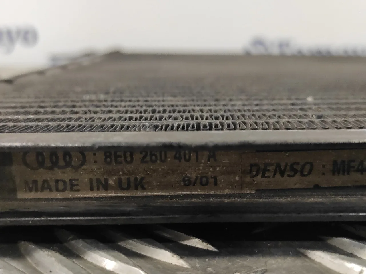Condensador / Radiador Aire Acondicionado para Audi A4 Berlina (8E)
