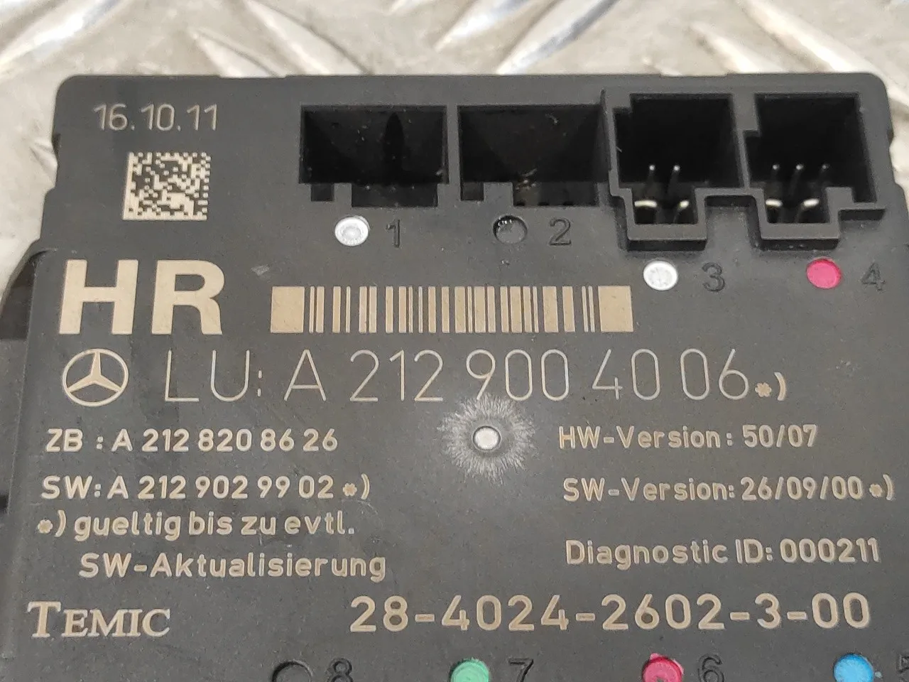 Modulo Electronico para Mercedes-Benz Clase E (W212) Lim.