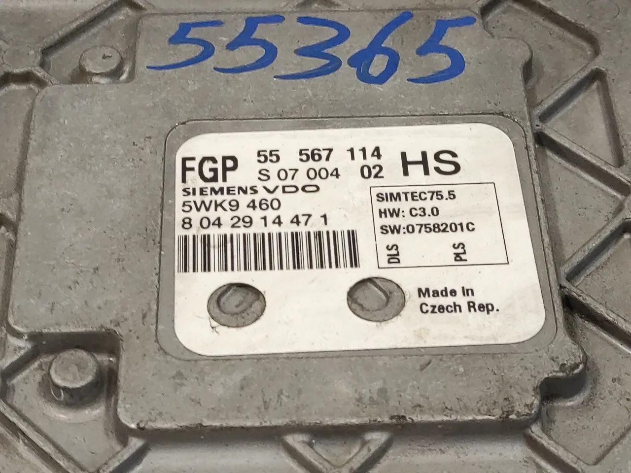 Centralita Motor Uce para Opel Astra H Ber.