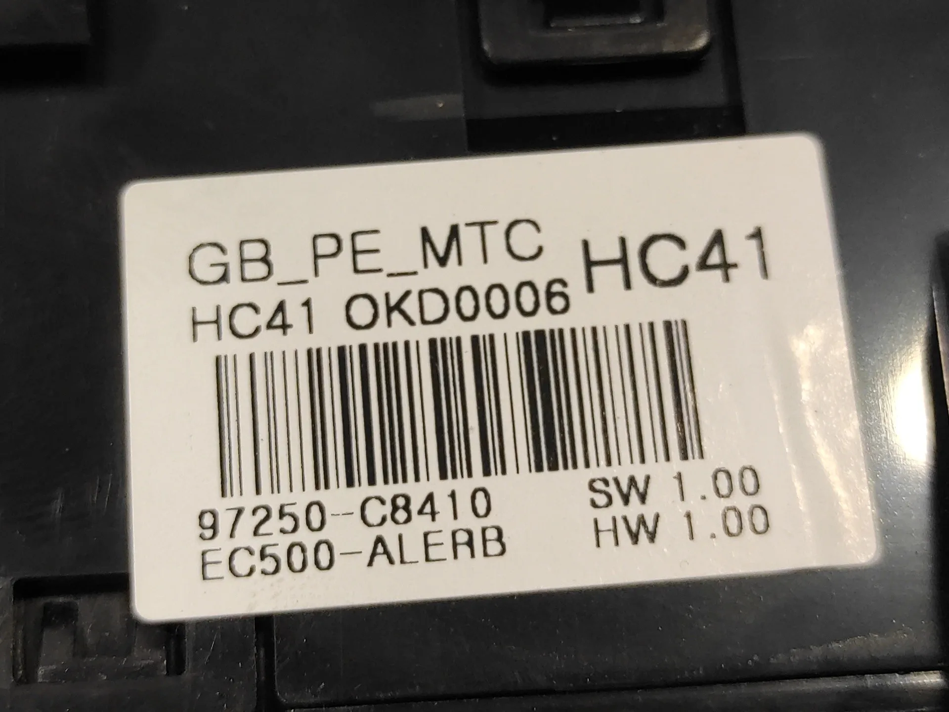 Mando Calefaccion / Aire Acondicionado para Hyundai I20 Active