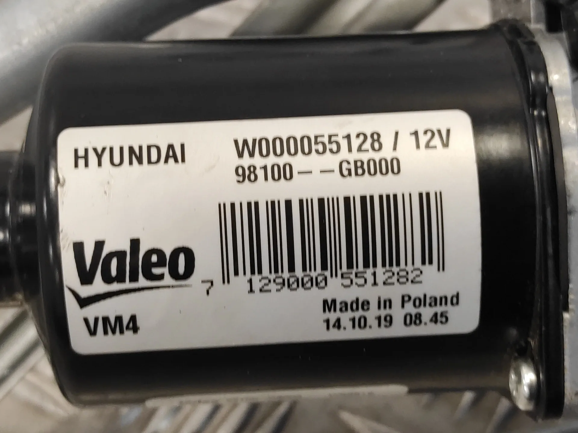 Motor Limpia Delantero para Hyundai I20 Active