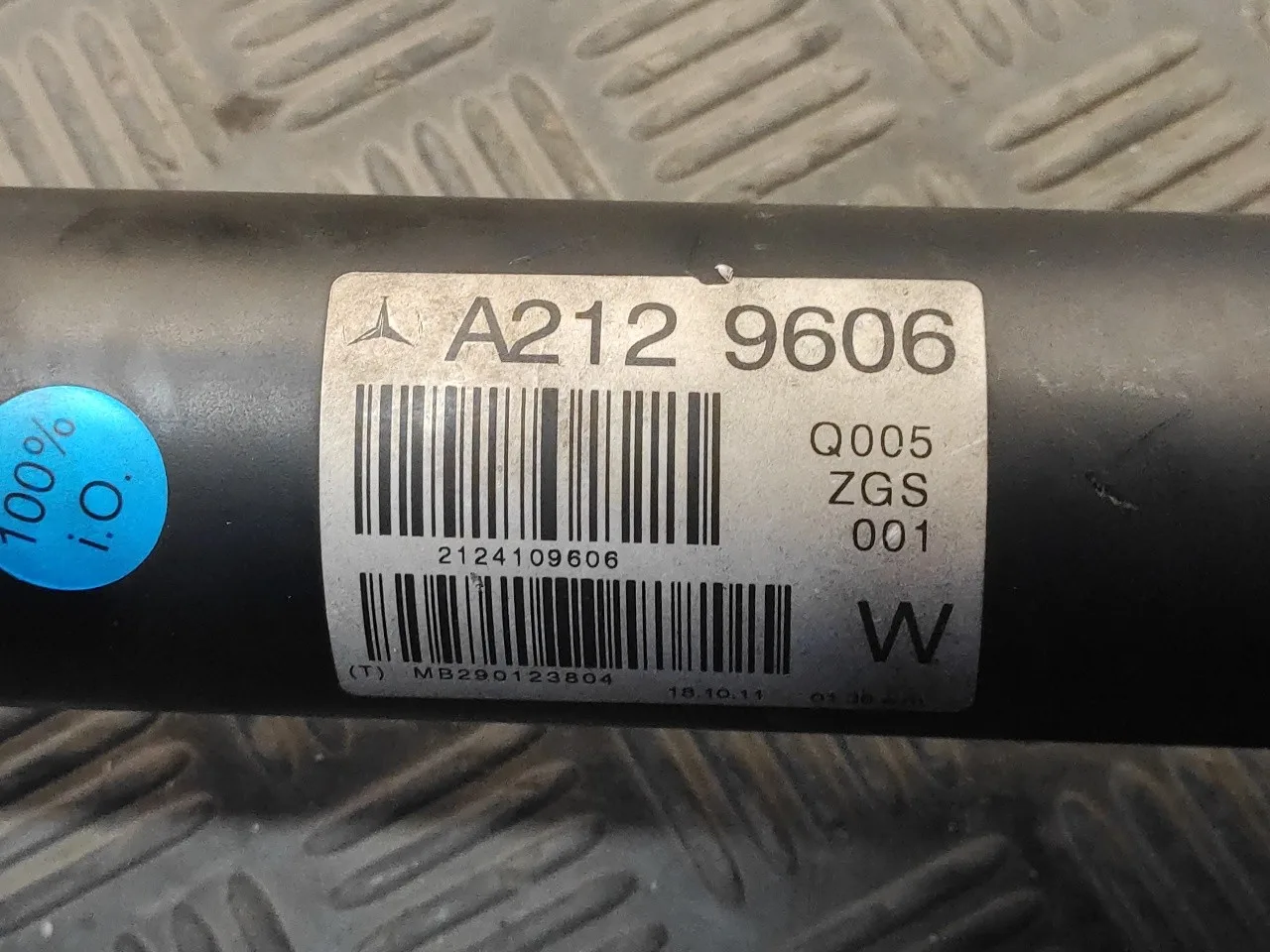 Transmision Central para Mercedes-Benz Clase E (W212) Lim.