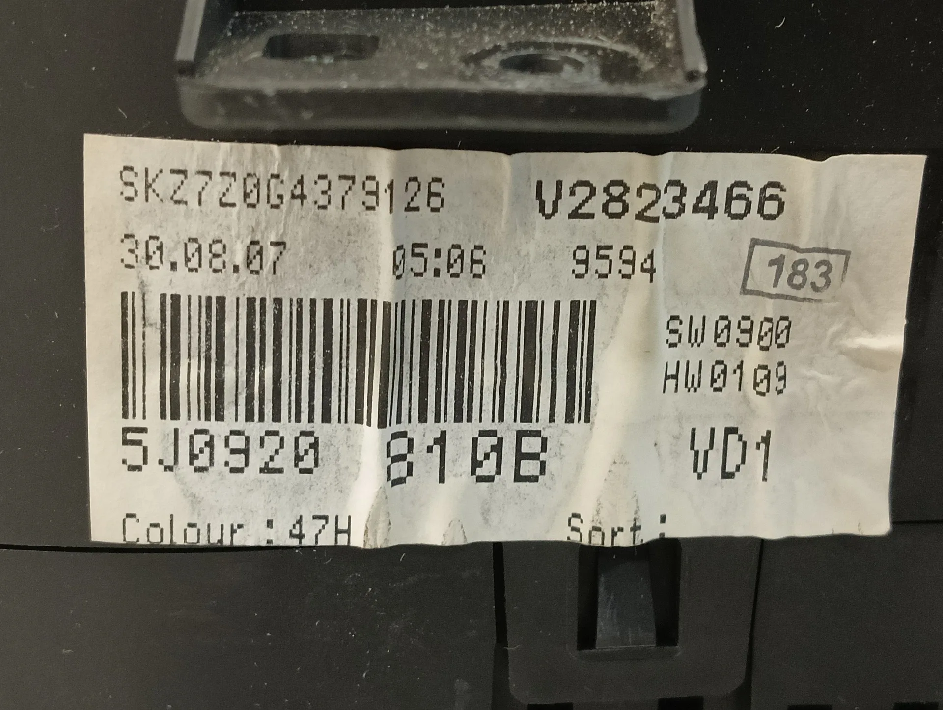 Cuadro Instrumentos para Skoda Fabia (5J2 )