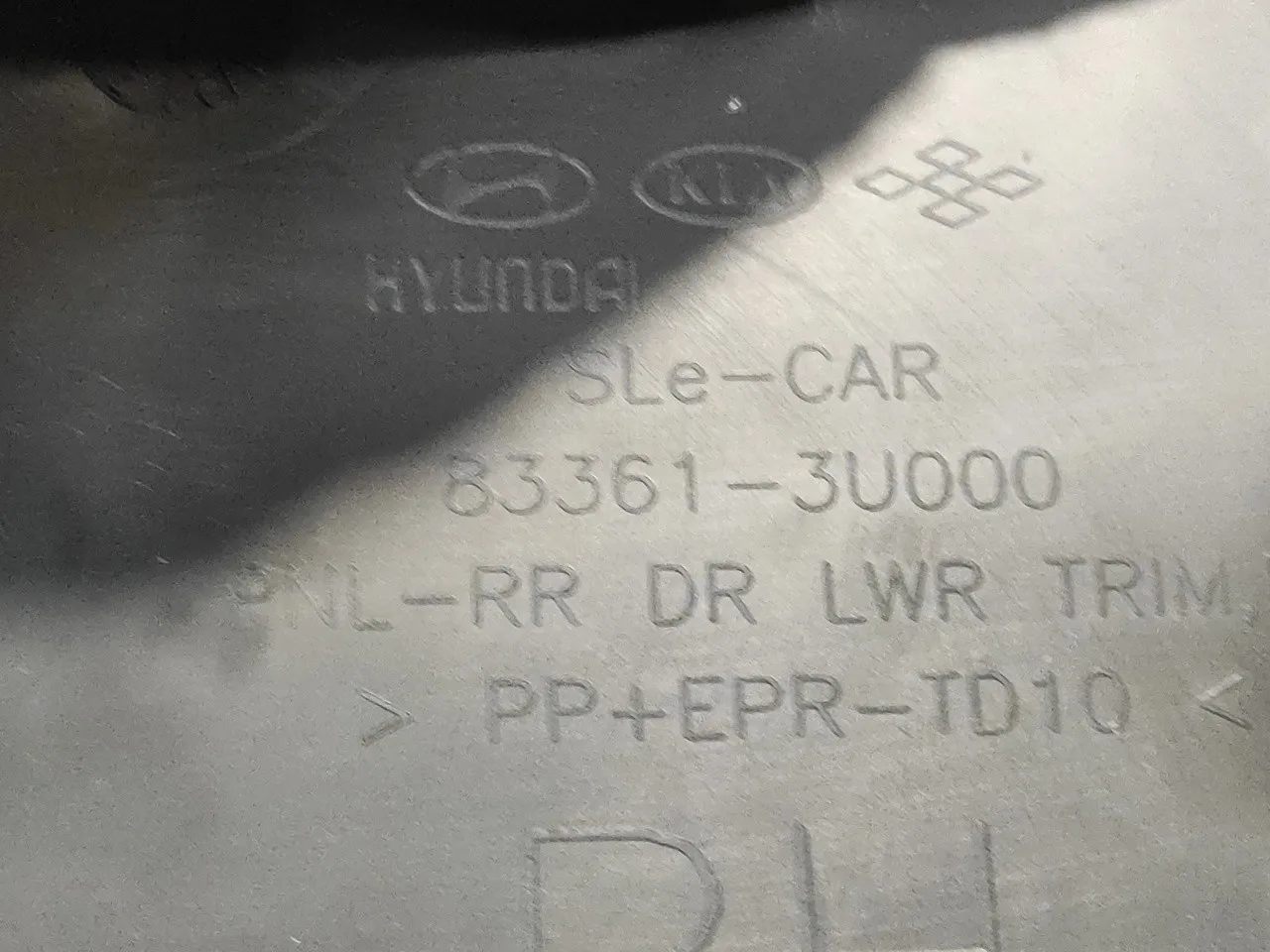 Guarnecido Puerta Trasera Derecha para Kia Sportage