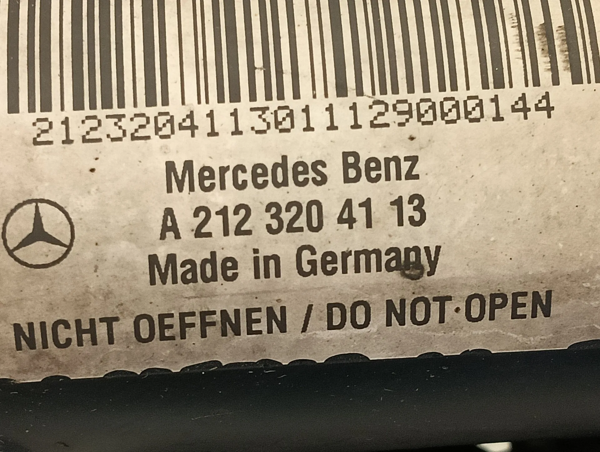 Amortiguador Delantero Izquierdo para Mercedes-Benz Clase E (W212) Lim.