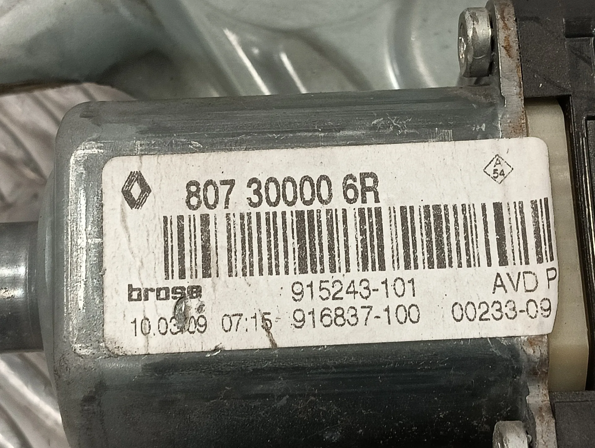 Elevalunas Delantero Derecho para Renault Megane Iii Coupe