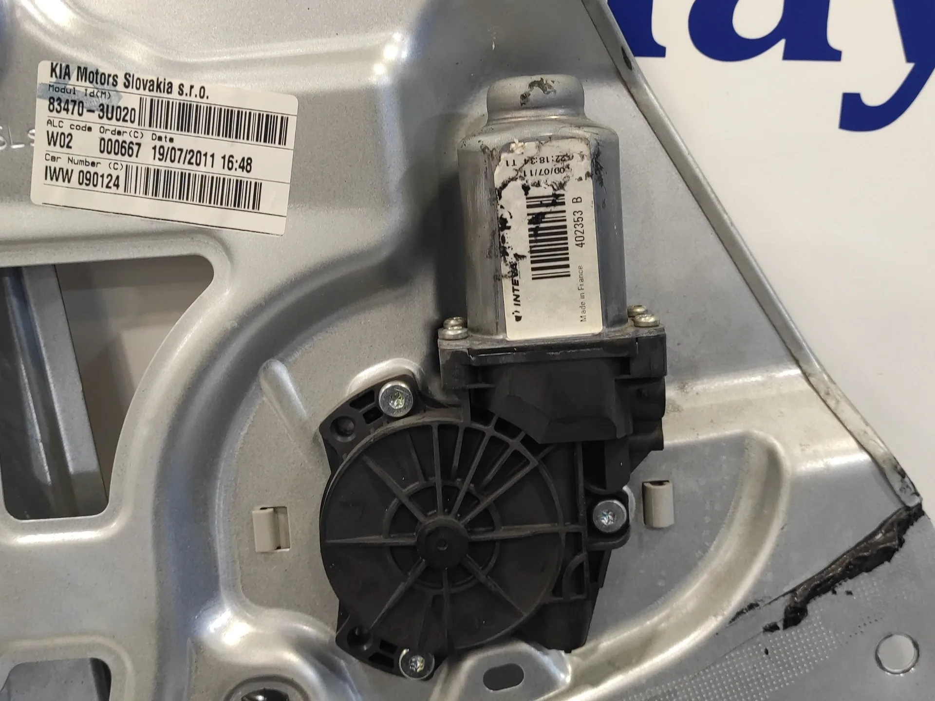 Elevalunas Trasero Izquierdo para Kia Sportage