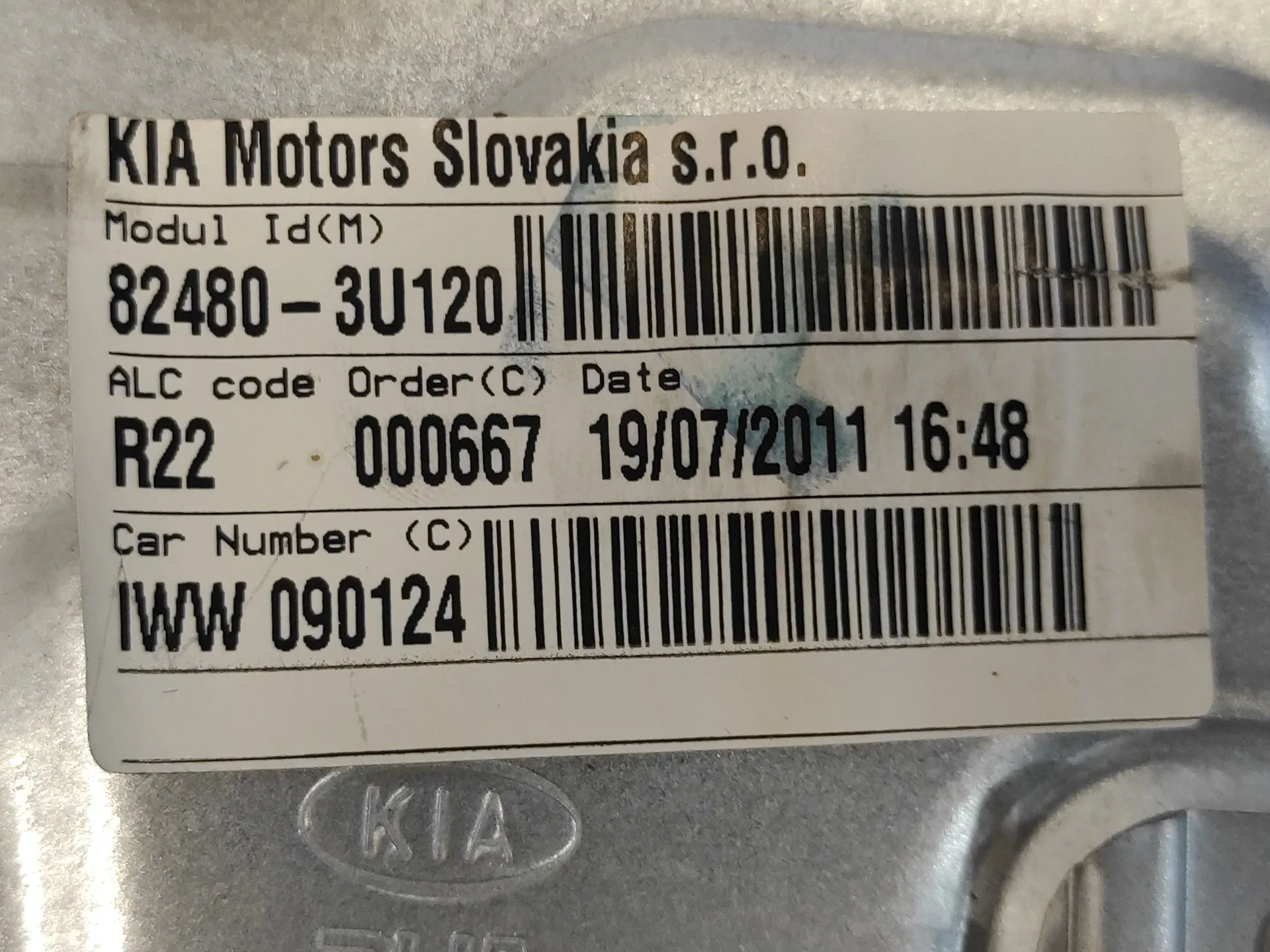 Elevalunas Delantero Derecho para Kia Sportage