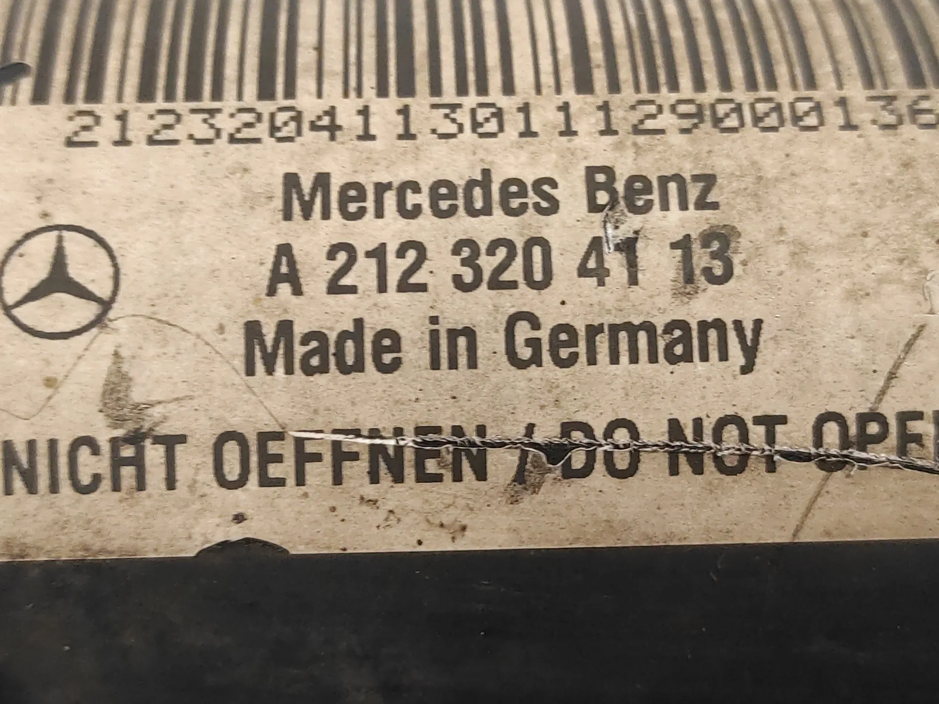 Amortiguador Delantero Derecho para Mercedes-Benz Clase E (W212) Lim.
