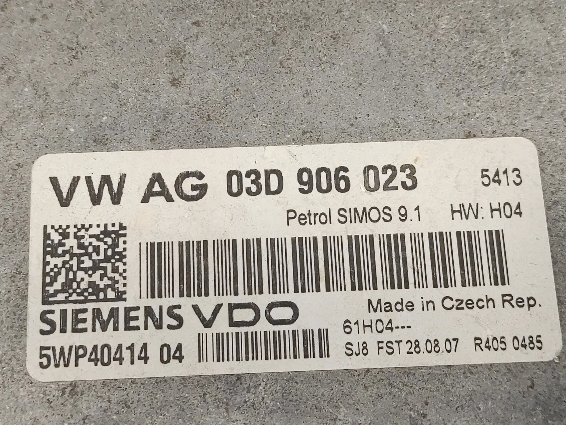 Centralita Motor Uce para Skoda Fabia (5J2 )