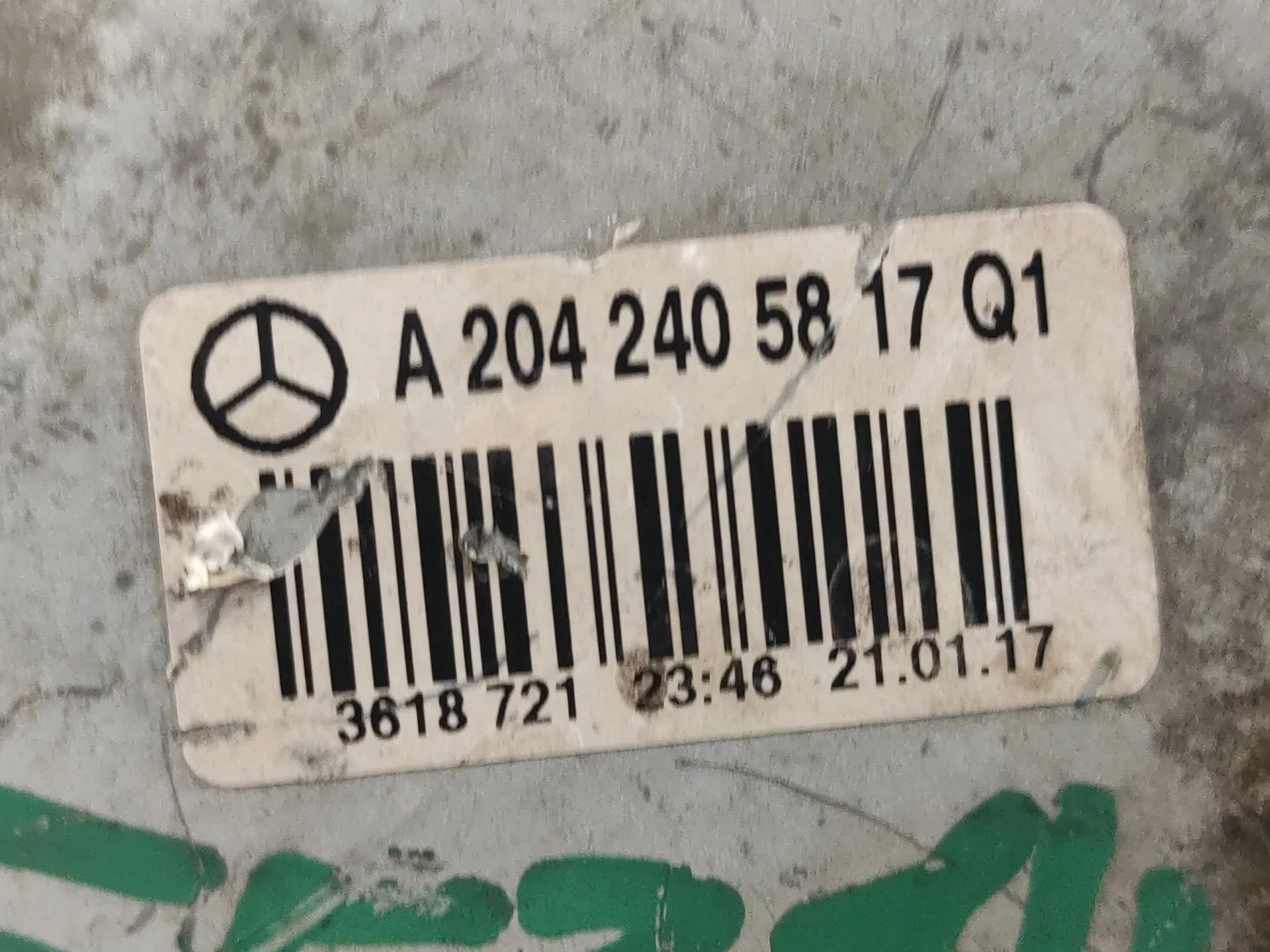 Soporte Motor Izquierdo para Mercedes-Benz Clase E (W212) Lim.