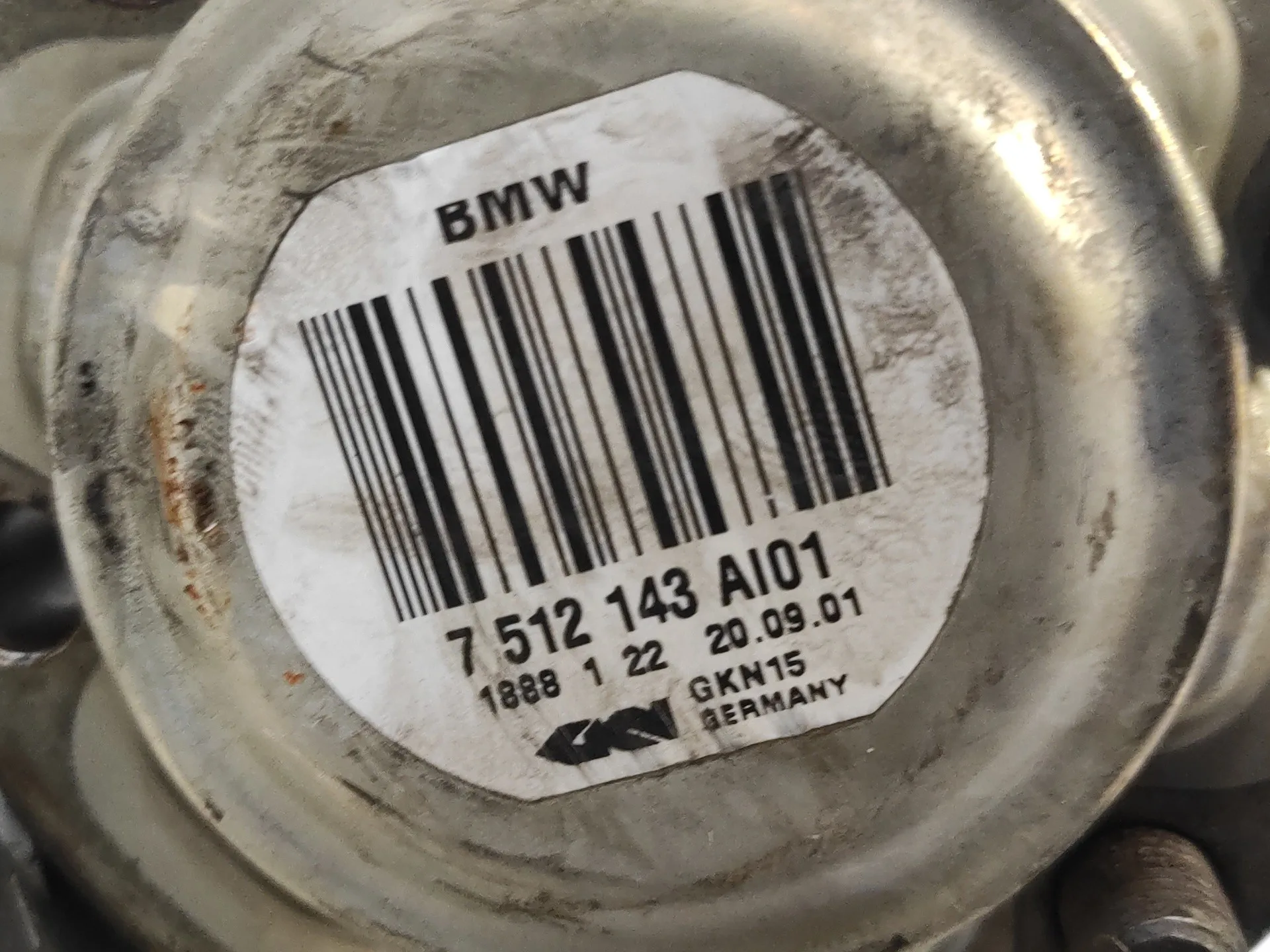 Transmision Trasera Izquierda para Bmw Serie 3 Berlina (E46)