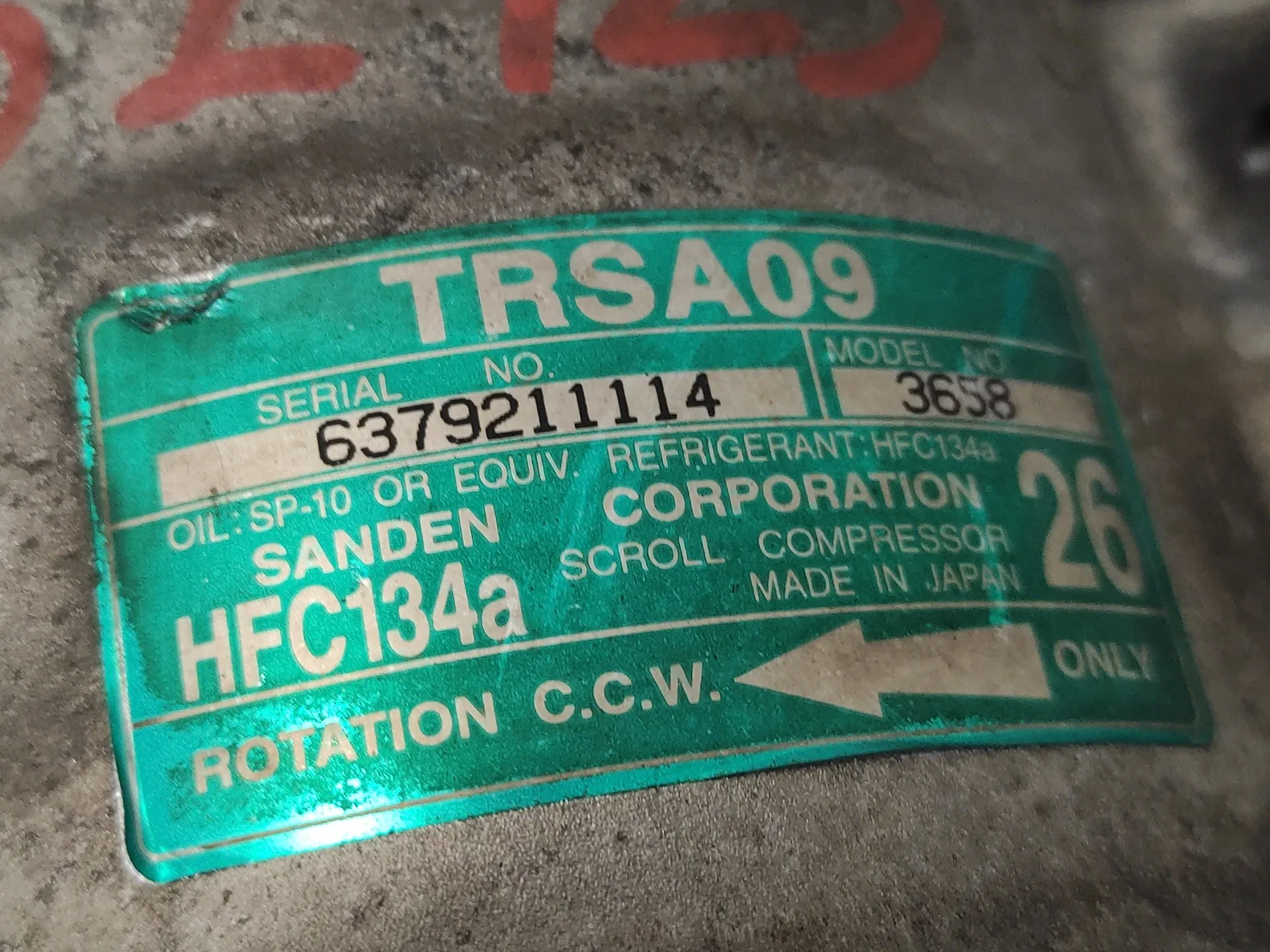 Compresor Aire Acondicionado para Honda Civic Berlina 3 (Ep1/2)