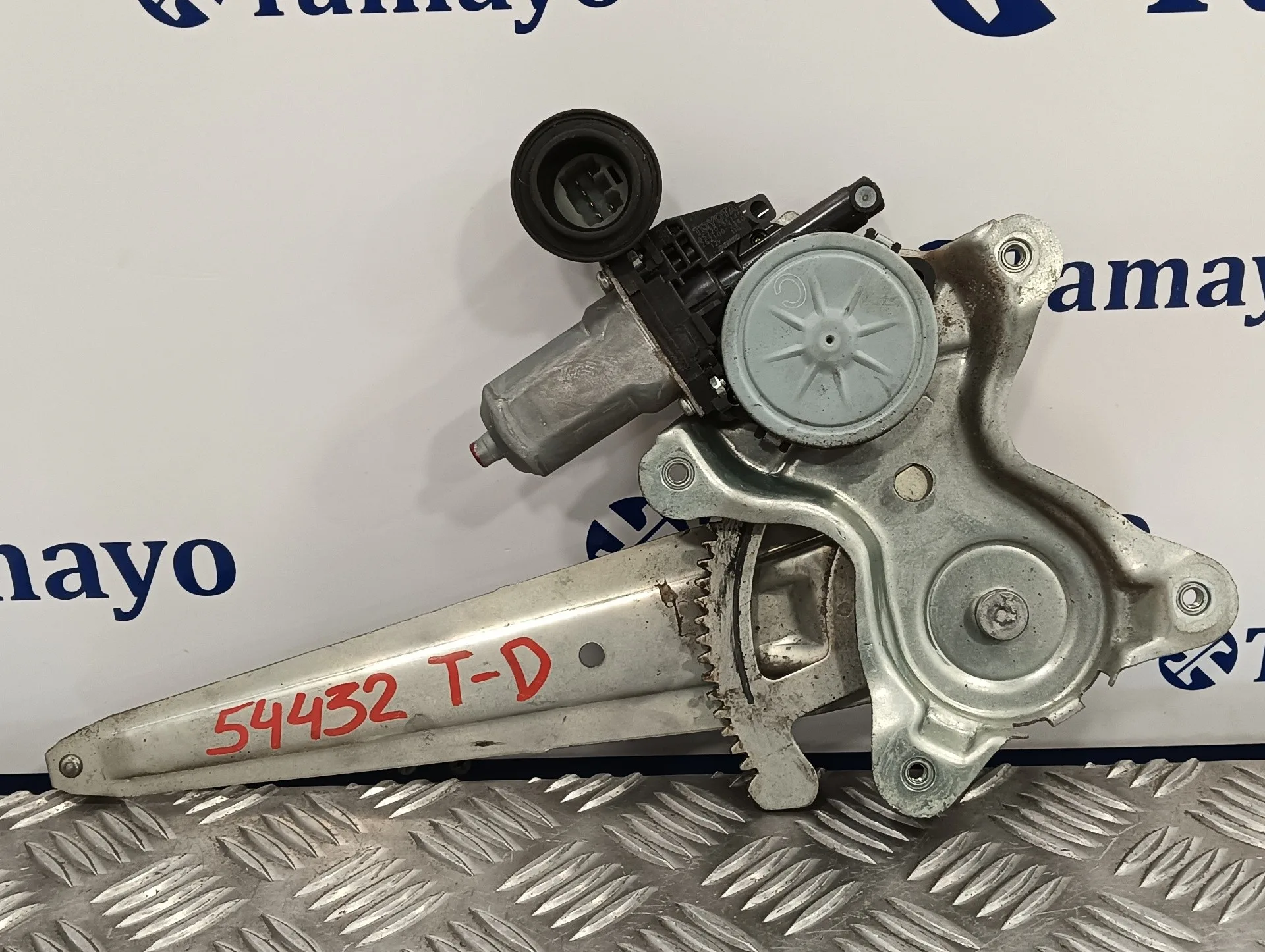 Elevalunas Trasero Derecho para Toyota Rav 4 (A3)
