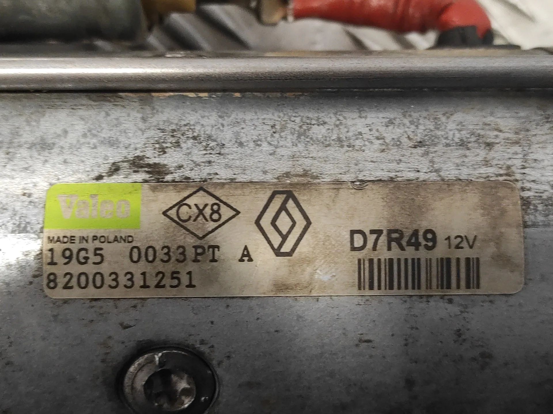 Motor Arranque para Renault Laguna Ii (Bg0)