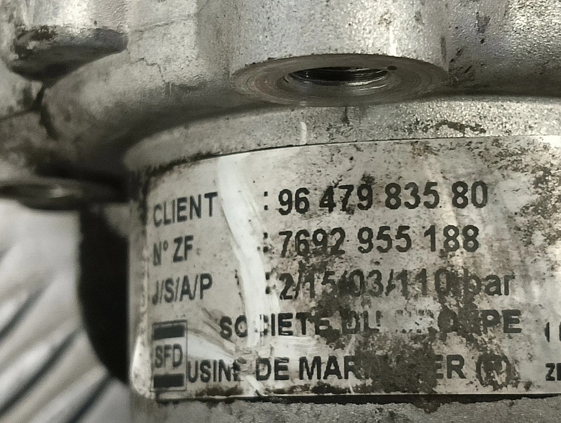 Bomba Direccion para Citroën C8