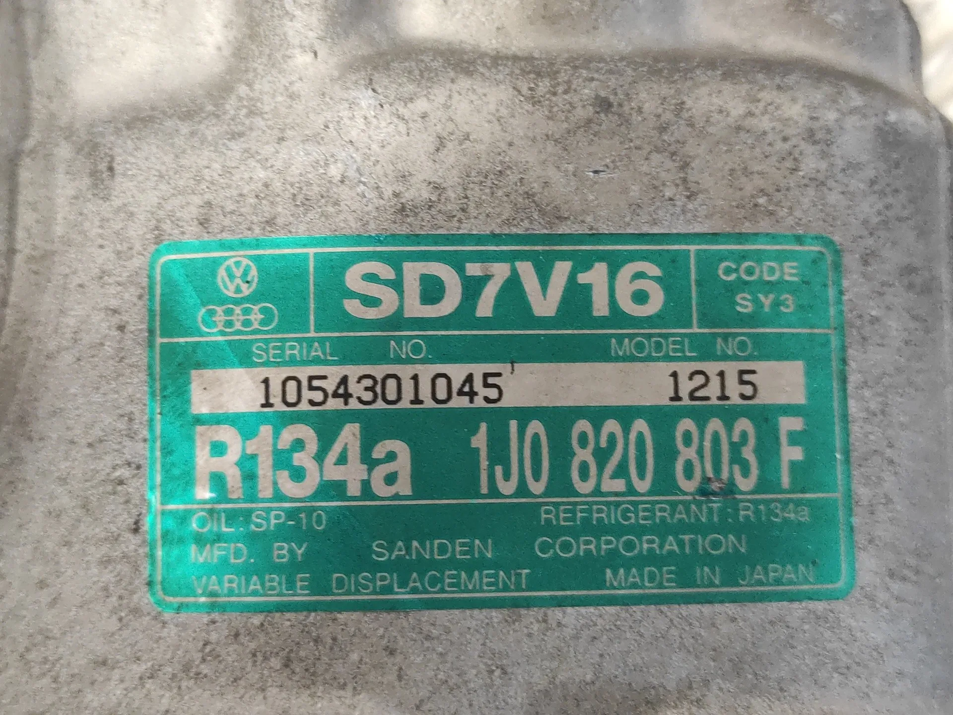 Compresor Aire Acondicionado para Seat Ibiza (6K1)