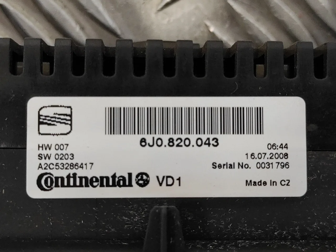 Mando Climatizador para Seat Ibiza Sc (6J1)