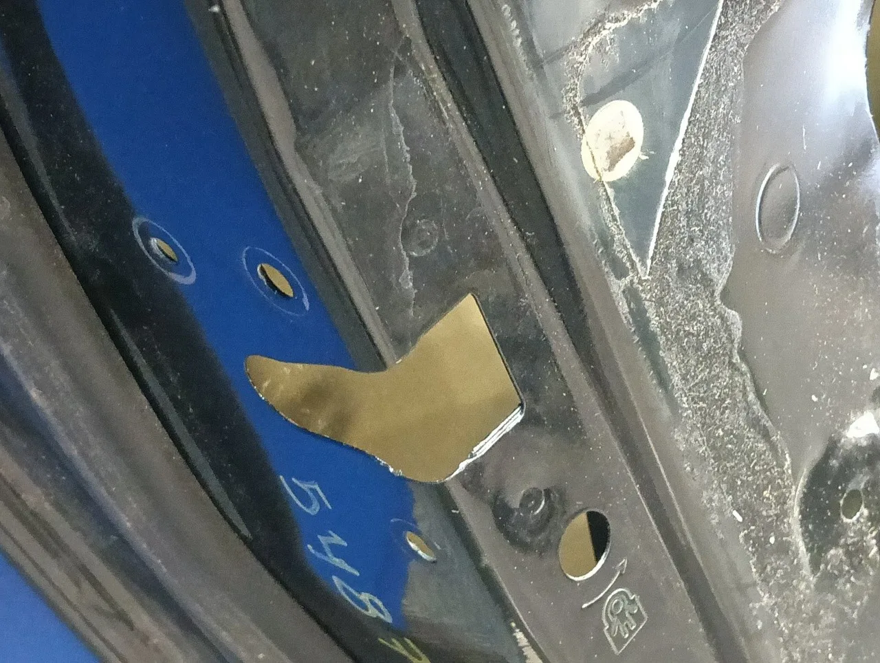 Puerta Trasera Izquierda para Opel Astra J Lim.