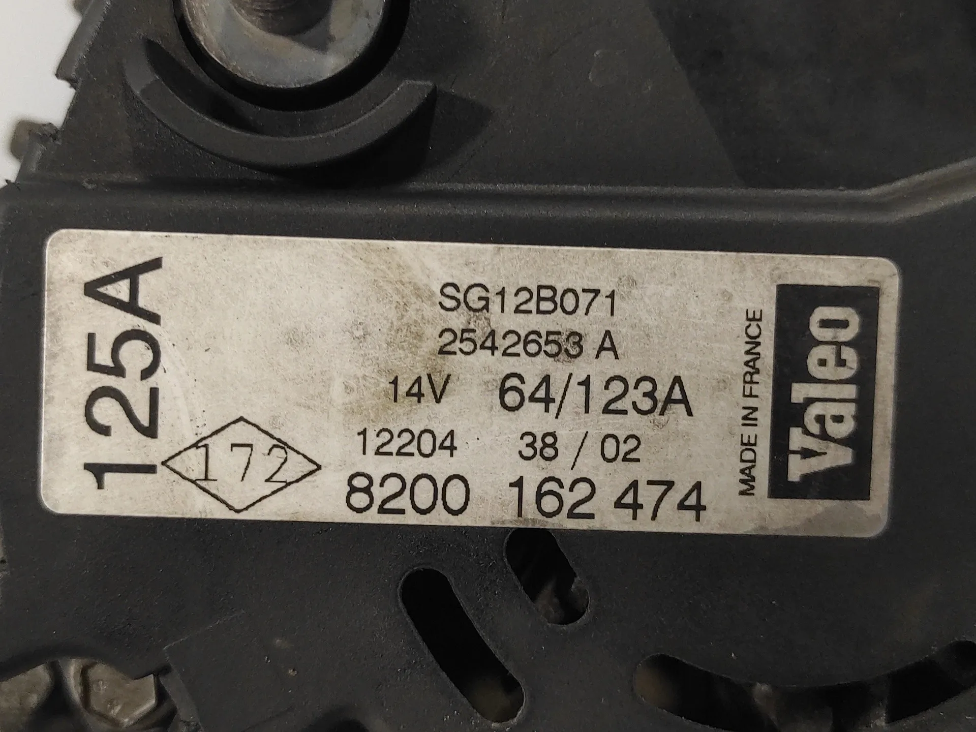Alternador para Volvo S40 Berlina