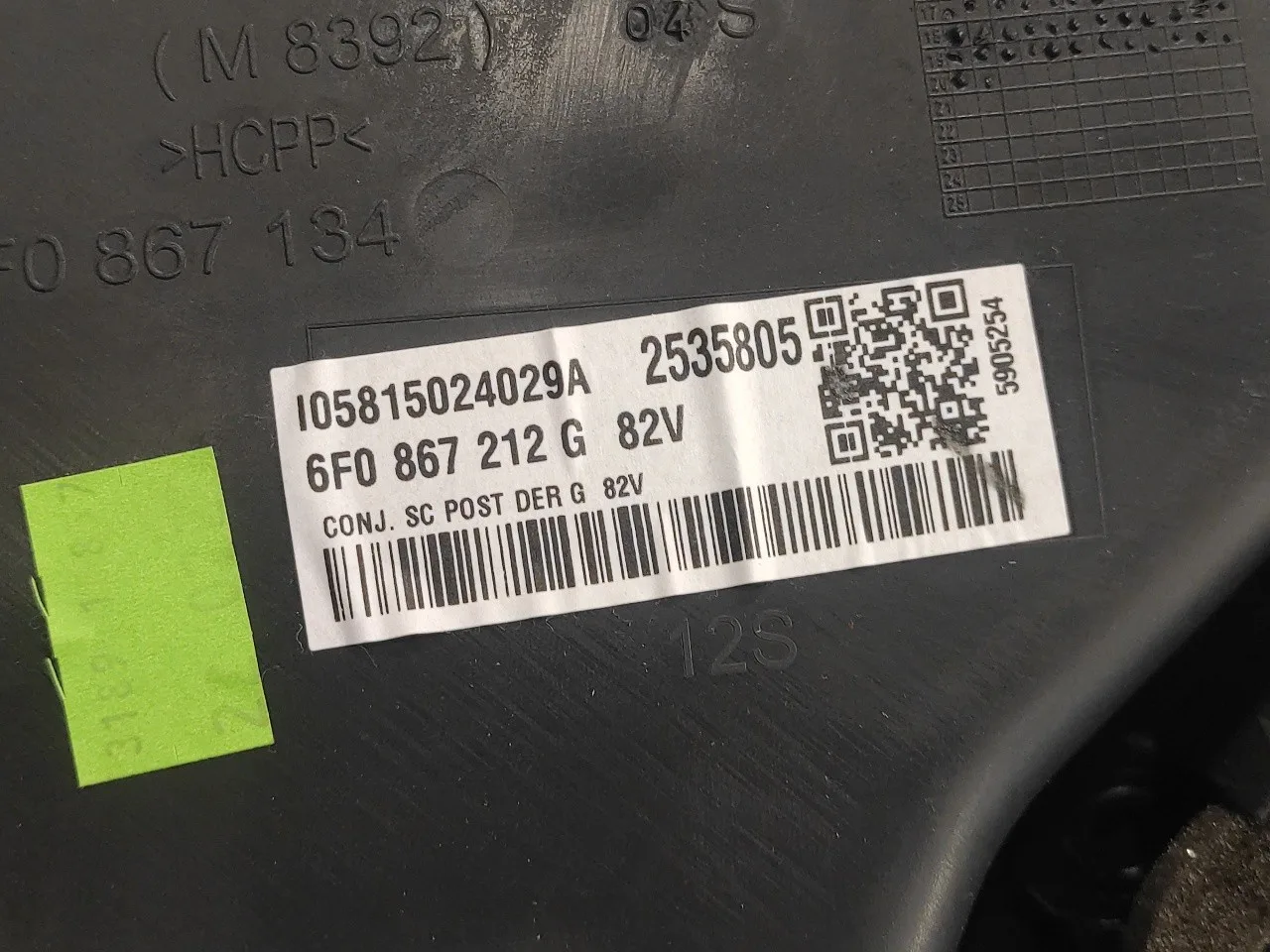 Guarnecido Puerta Trasera Derecha para Seat Ibiza (Kj1)
