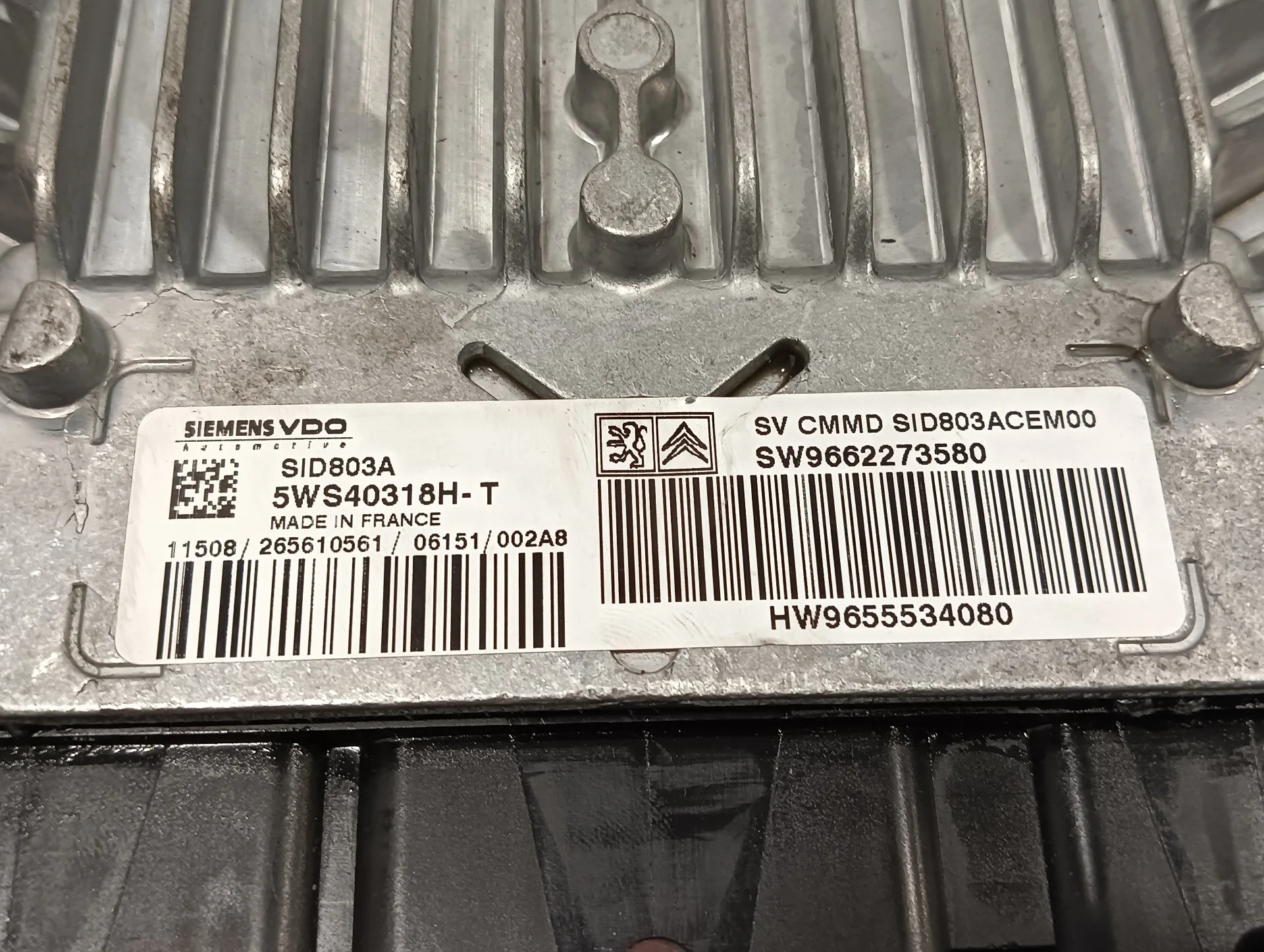 Centralita Motor Uce para Citroën C5 Berlina
