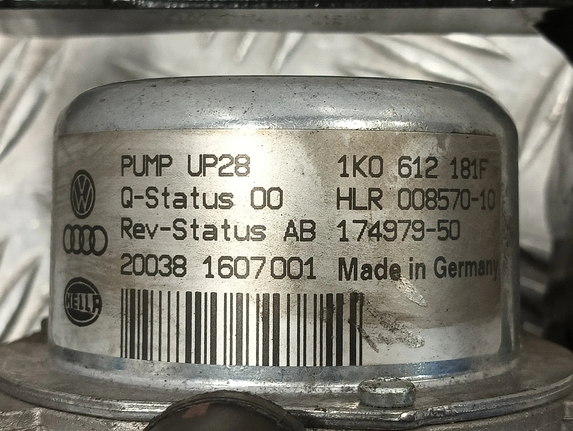 Depresor Freno / Bomba Vacio para Seat Ibiza (Kj1)