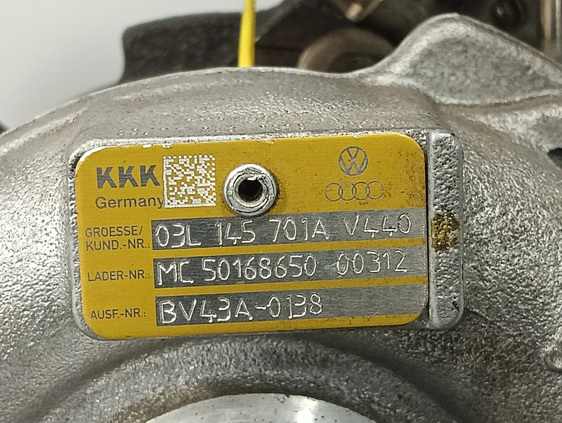 Turbocompresor para Audi Q5 (8R)