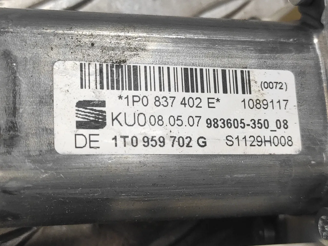Elevalunas Delantero Derecho para Seat Leon (1P1)