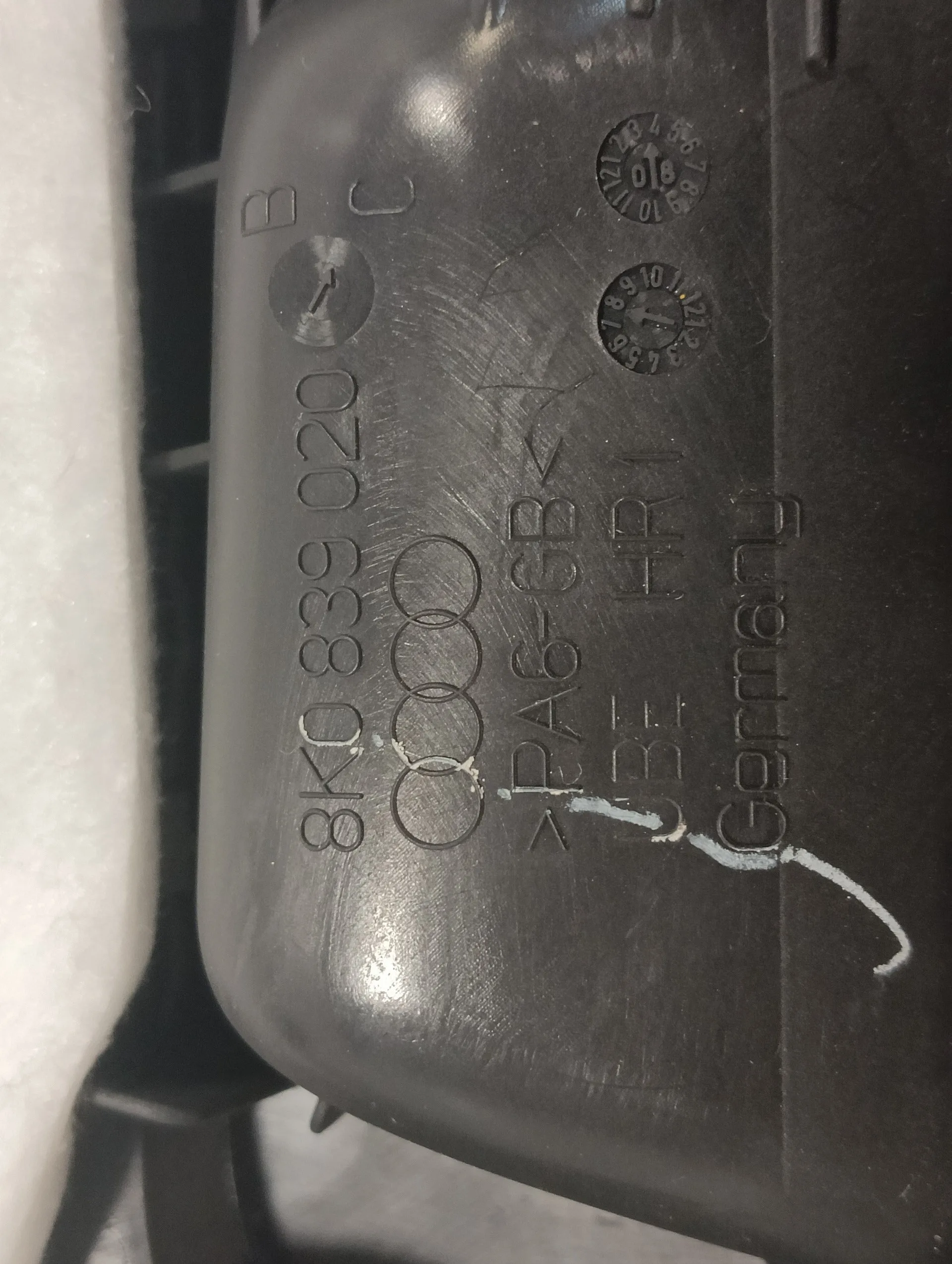 Guarnecido Puerta Trasera Derecha para Audi A4 Avant (8K5) (2008)
