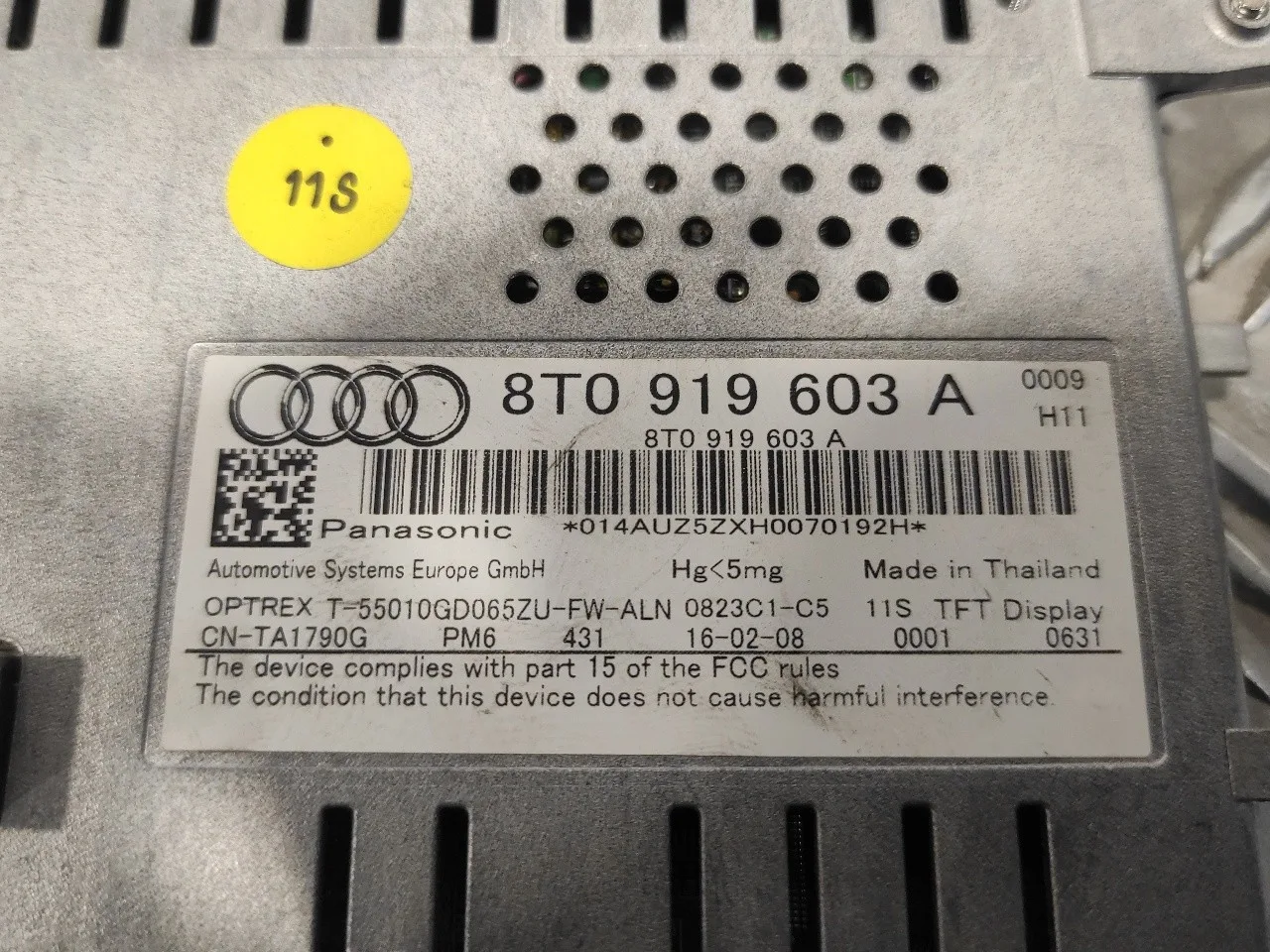 Pantalla Multifuncion para Audi A4 Avant (8K5) (2008)