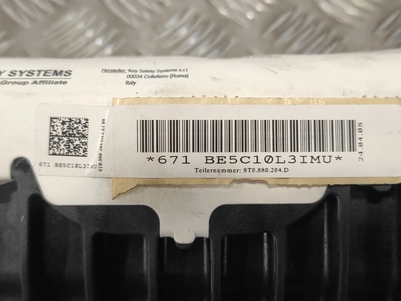 Airbag Delantero Derecho para Audi A4 Avant (8K5) (2008)