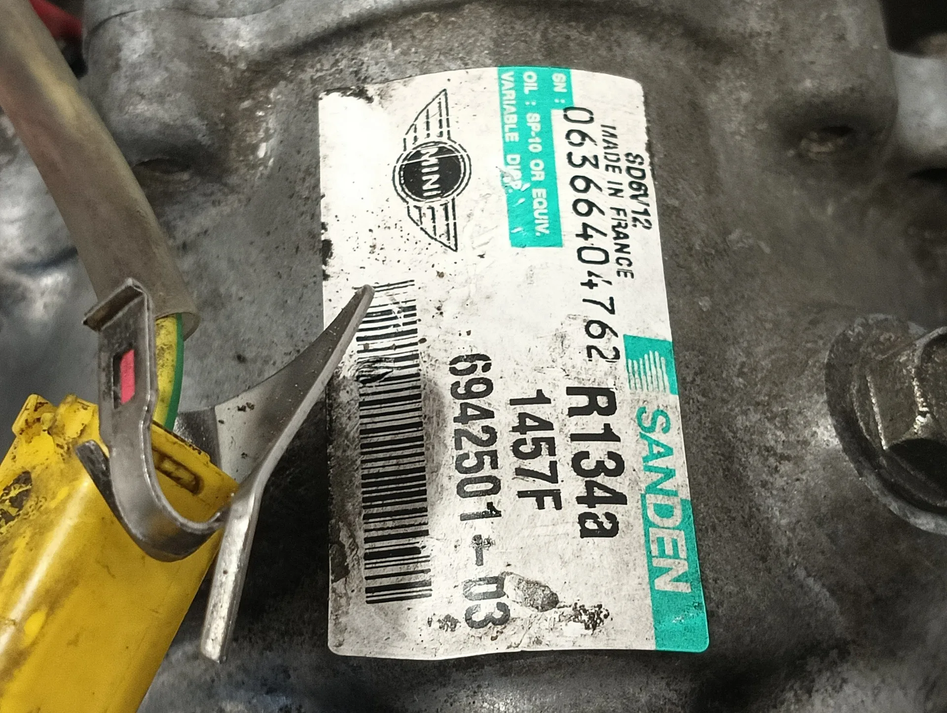 Compresor Aire Acondicionado para Bmw Mini (R56)