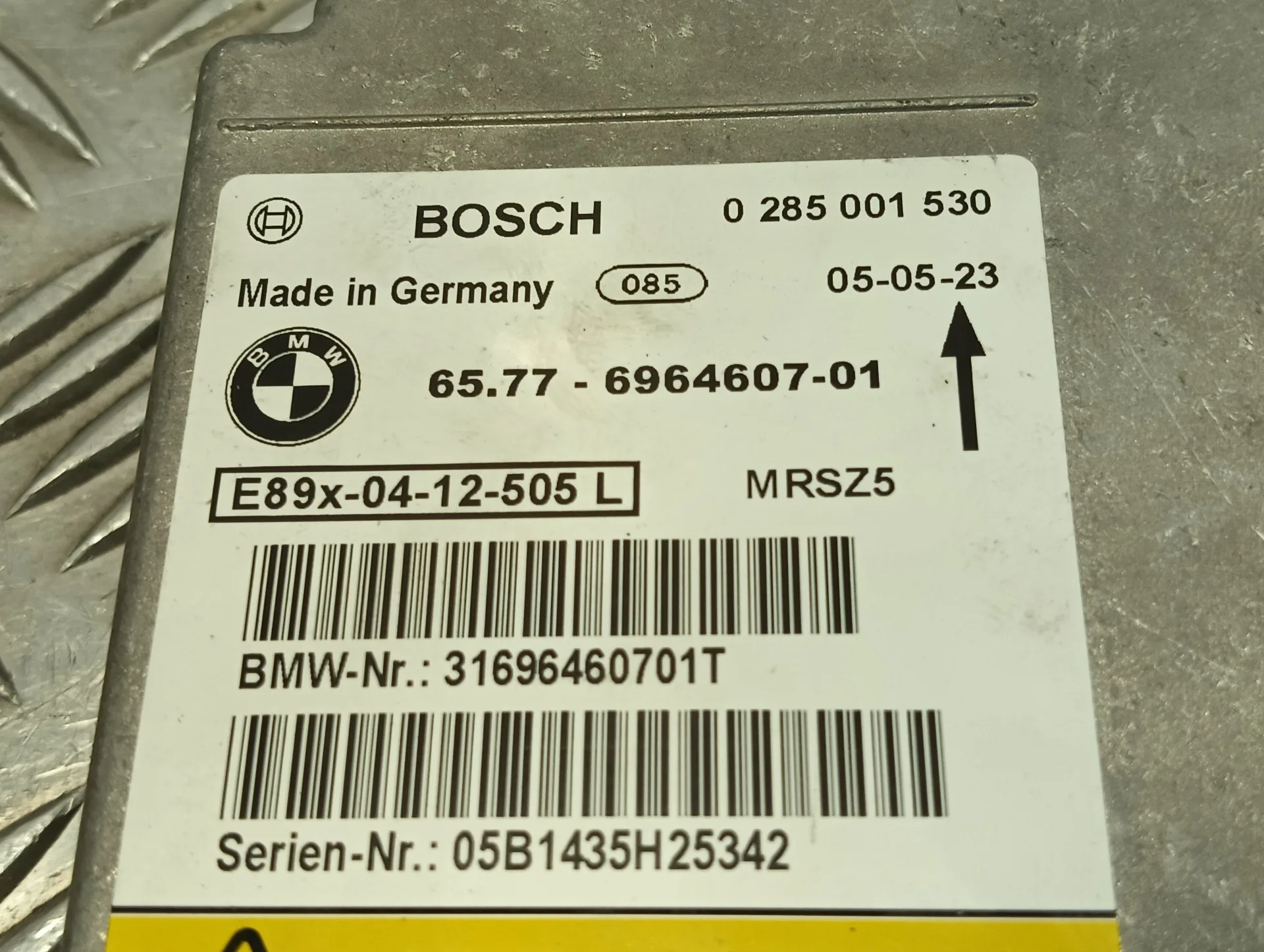 Centralita Airbag para Bmw Serie 3 Berlina (E90)
