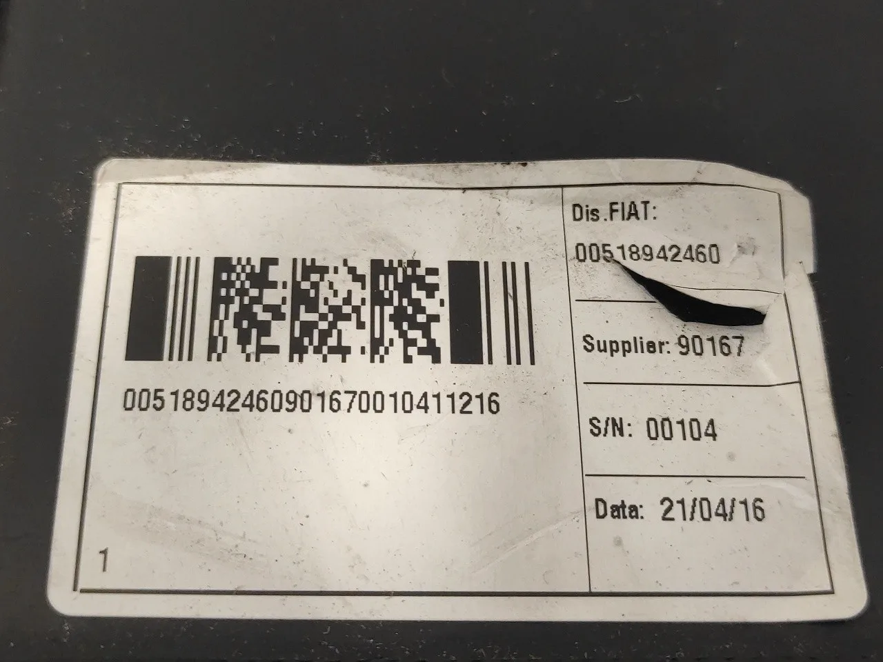 Filtro Carbono Activo para Fiat 500 (312)